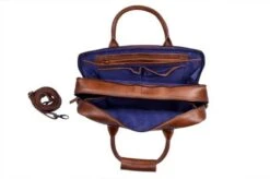 DSTRCT Fletcher Street Business Laptoptas 17'' Cognac -Eastpak Verkoop 016420 30 4 1