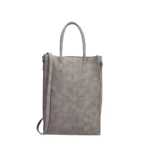 Zebra Natural Bag Rosa XL Shopper Mid Grey 1 Zebra Natural Bag Rosa XL Shopper Mid Grey