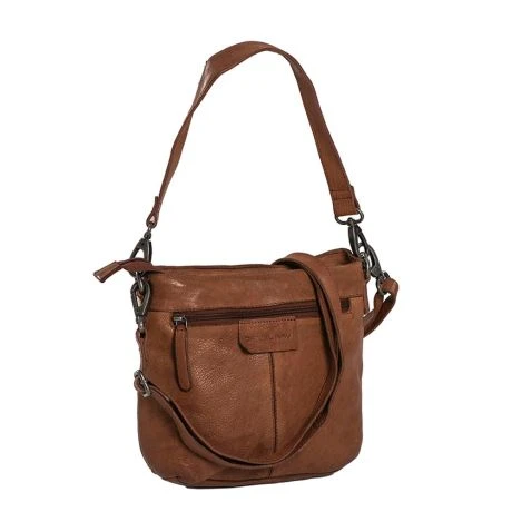 Daniel Ray Fairfield Schoudertas Cognac 1 Daniel Ray Fairfield Schoudertas Cognac