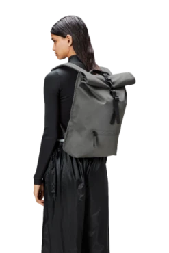 Rains Rolltop 16" Rucksack Grey -Eastpak Verkoop 13320 grey women 1