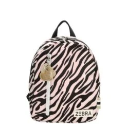 Zebra Girls Rugzak S Fluffy Zebra Pink