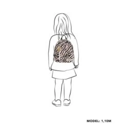 Zebra Girls Rugzak S Fluffy Zebra Pink -Eastpak Verkoop 19039042 3