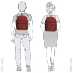 Enrico Benetti Santiago Rugtas 15" Bordeaux -Eastpak Verkoop 200105461 46160 bordeaux 32x16x43 5