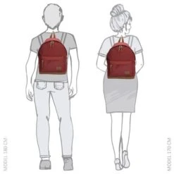 Enrico Benetti Santiago Rugtas 14" Bordeaux -Eastpak Verkoop 200301814 46158 bordeaux 30x15x43 5