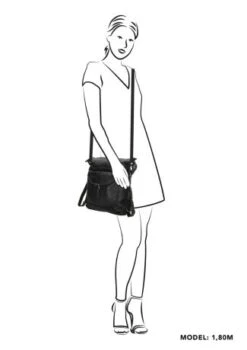 Hide & Stitches Paint Rock Schouder/ Rugtas 20075 Zwart -Eastpak Verkoop 20075001 3