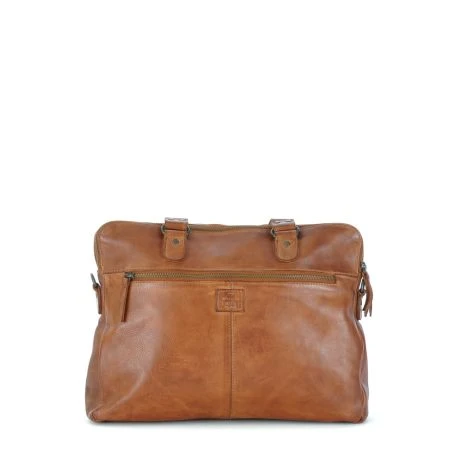 Bear Design Cow Lavato Lia Laptoptas 11" Cognac 2 Bear Design Cow Lavato Lia Laptoptas 11" Cognac - Afbeelding 2