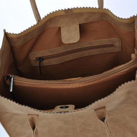 Zebra Natural Bag Rosa XL Shopper Vintage Camel 3 Zebra Natural Bag Rosa XL Shopper Vintage Camel - Afbeelding 3