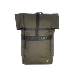 Lyle & Scott Recycled Rolltop Backpack Olive