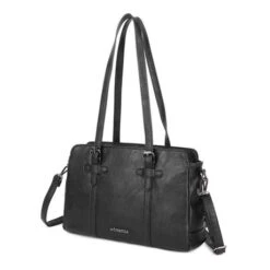 Wimona Angelina Schoudertas Black -Eastpak Verkoop 2026 kleur zwart zijkant