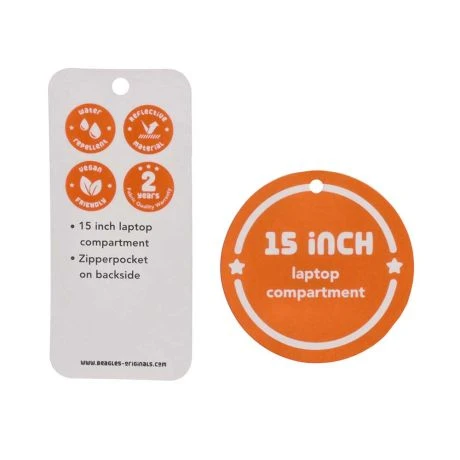 Beagles Originals Rolltop Rugtas Waterproof 15.6" Olijf Groen 6 Beagles Originals Rolltop Rugtas Waterproof 15.6" Olijf Groen - Afbeelding 6