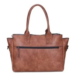 Wimona Catarina One Schoudertas Cognac -Eastpak Verkoop 2031 kleur cognac achterkant