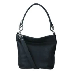 LouLou Essentiels Robuste Schoudertas Silver Black