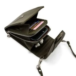 MOSZ Telefoontasje Vegan Dark Taupe Silver -Eastpak Verkoop 3 vegan dark taupe silver