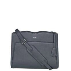 Socha Diamond Leather Shoulder Businessbag 12-14" Grey -Eastpak Verkoop 4029276049038 02 1024x1024 1