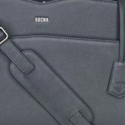 Socha Diamond Leather Shoulder Businessbag 12-14" Grey -Eastpak Verkoop 4029276049038 06 1024x1024 1