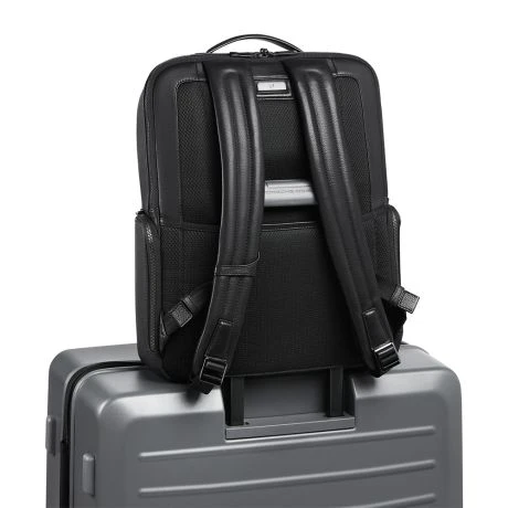 Porsche Design Roadster Leren Laptoprugtas L 15" Black 3 Porsche Design Roadster Leren Laptoprugtas L 15" Black - Afbeelding 3