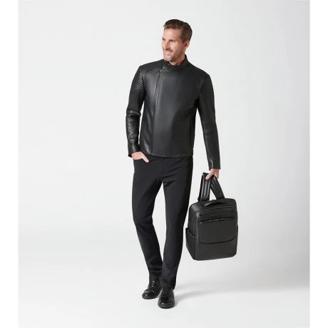 Porsche Design Roadster Leren Laptoprugtas L 15" Black 8 Porsche Design Roadster Leren Laptoprugtas L 15" Black - Afbeelding 8