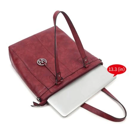 Wimona Fatma Shopper Laptop 13.3" Red 5 Wimona Fatma Shopper Laptop 13.3" Red - Afbeelding 5