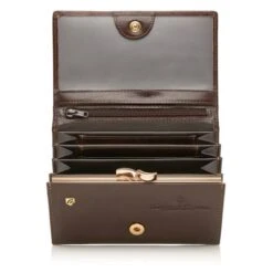 Castelijn & Beerens Gaucho Dames Portemonnee Beugel RFID Mocca -Eastpak Verkoop 42 2121 mo 4