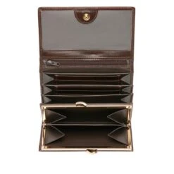 Castelijn & Beerens Gaucho Dames Portemonnee Beugel RFID Mocca -Eastpak Verkoop 42 2121 mo 5