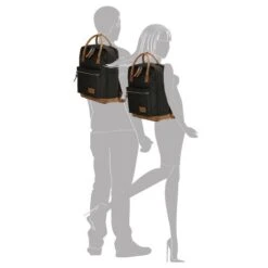 Enrico Benetti Santiago Rugtas Handle 15" Zwart -Eastpak Verkoop 46161 001 silhouette