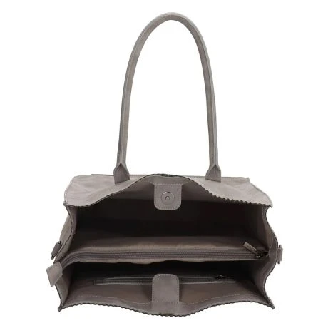 Zebra Natural Bag Rosa XL Shopper Mid Grey 4 Zebra Natural Bag Rosa XL Shopper Mid Grey - Afbeelding 4