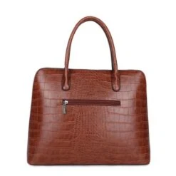 Wimona Luisa Schoudertas Croco Cognac -Eastpak Verkoop 5004 kleur cognac achterkant