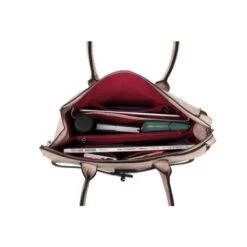 Wimona Liona Handtas Croco Taupe -Eastpak Verkoop 5005 kleur licht taupe binnenkant 2