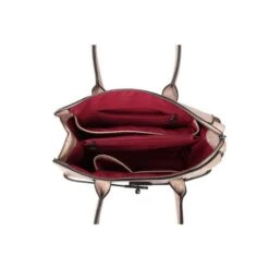 Wimona Liona Handtas Croco Taupe -Eastpak Verkoop 5005 kleur licht taupe binnenkant