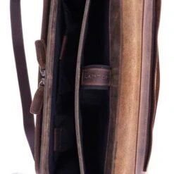 Plevier Retro Darwin Vintage Laptop Bag 2-Vaks 15.6" Brown -Eastpak Verkoop 552 2 darwin zijkantbinnen1