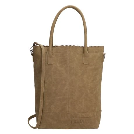 Zebra Natural Bag Kartel Rits Olijfgroen 8 Zebra Natural Bag Kartel Rits Olijfgroen - Afbeelding 8