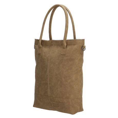 Zebra Natural Bag Kartel Rits Olijfgroen 4 Zebra Natural Bag Kartel Rits Olijfgroen - Afbeelding 4