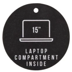 Enrico Benetti Rotterdam Laptop Rugtas 17" Zwart -Eastpak Verkoop 66599001 10