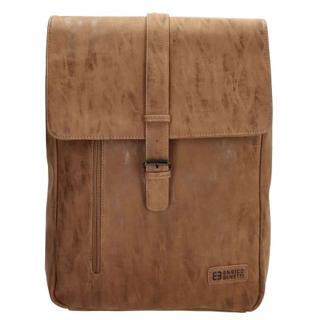 Enrico Benetti Rotterdam Laptop Rugtas 17" Camel 1 Enrico Benetti Rotterdam Laptop Rugtas 17" Camel