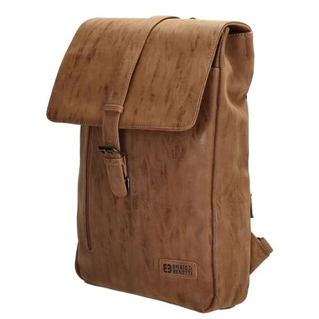 Enrico Benetti Rotterdam Laptop Rugtas 17" Camel 2 Enrico Benetti Rotterdam Laptop Rugtas 17" Camel - Afbeelding 2