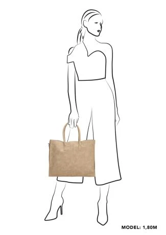 Zebra Natural Bag Lisa XL Shopper Sand 6 Zebra Natural Bag Lisa XL Shopper Sand - Afbeelding 6