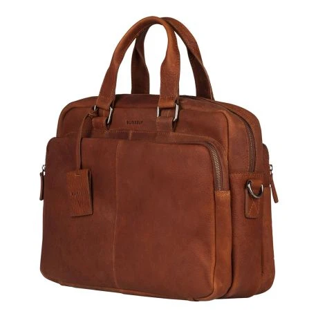 Burkely Antique Avery Workbag 15.6" Cognac 3 Burkely Antique Avery Workbag 15.6" Cognac - Afbeelding 3