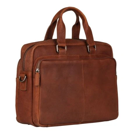 Burkely Antique Avery Workbag 15.6" Cognac 2 Burkely Antique Avery Workbag 15.6" Cognac - Afbeelding 2