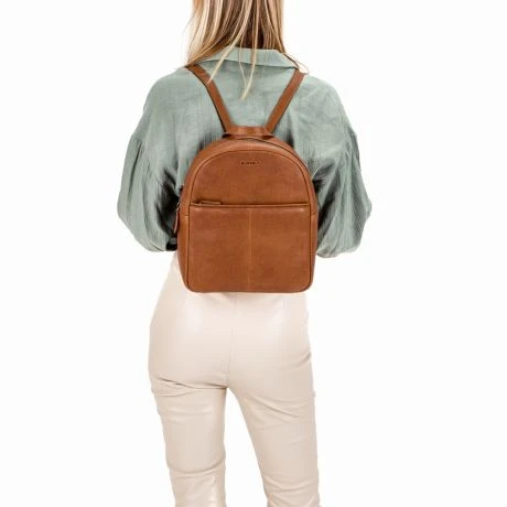 Burkely Antique Avery Backpack Tablet Cognac 5 Burkely Antique Avery Backpack Tablet Cognac - Afbeelding 5
