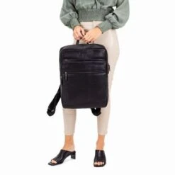 Burkely Antique Avery Backpack Zip 15.6" Black -Eastpak Verkoop 8005364.56.10 6