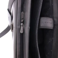 Plevier Decca Leren Aktentas 2-Vaks 17.3" Zwart -Eastpak Verkoop 859 1 binnenkant 2 decca