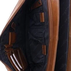 Plevier Decca Leren Aktentas 2-Vaks 17.3" Bruin -Eastpak Verkoop 859 2 binnenkant 3