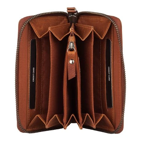 Burkely Antique Avery Wallet M Cognac 4 Burkely Antique Avery Wallet M Cognac - Afbeelding 4