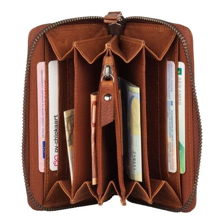 Burkely Antique Avery Wallet M Cognac 5 Burkely Antique Avery Wallet M Cognac - Afbeelding 5