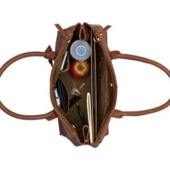 Burkely Vintage Wieske 2-Zipper Shoulder Bag Cognac -Eastpak Verkoop 9006971.22.24 4