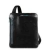 Piquadro Blue Square IPad Air/ IPad Crossbody Bag Black