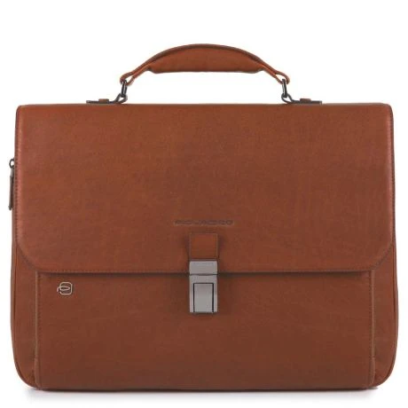 Piquadro Black Square Laptop 15"/ IPad 9.7" Expandable Briefcase CONNEQU Tobacco Leather 1 Piquadro Black Square Laptop 15"/ IPad 9.7" Expandable Briefcase CONNEQU Tobacco Leather