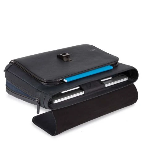 Piquadro Black Square Laptop 15"/ IPad 9.7" Expandable Briefcase CONNEQU Tobacco Leather 2 Piquadro Black Square Laptop 15"/ IPad 9.7" Expandable Briefcase CONNEQU Tobacco Leather - Afbeelding 2