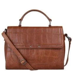 Cowboysbag Big Croco Citybag Rigby Fawn