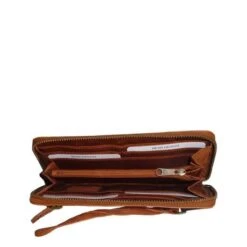 Bear Design Cow Lavato Dames Portemonnee CL15882 Cognac -Eastpak Verkoop cl15882 cognac 2